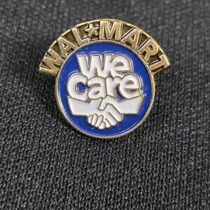 Walmart We Care Pin Employee Advertising Lapel Enamel